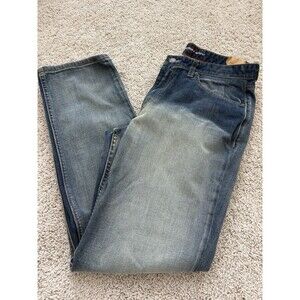 Johnston & Murphy Jeans Men 33X32 Blue Regular Fit Med Wash Limited Edition NWT